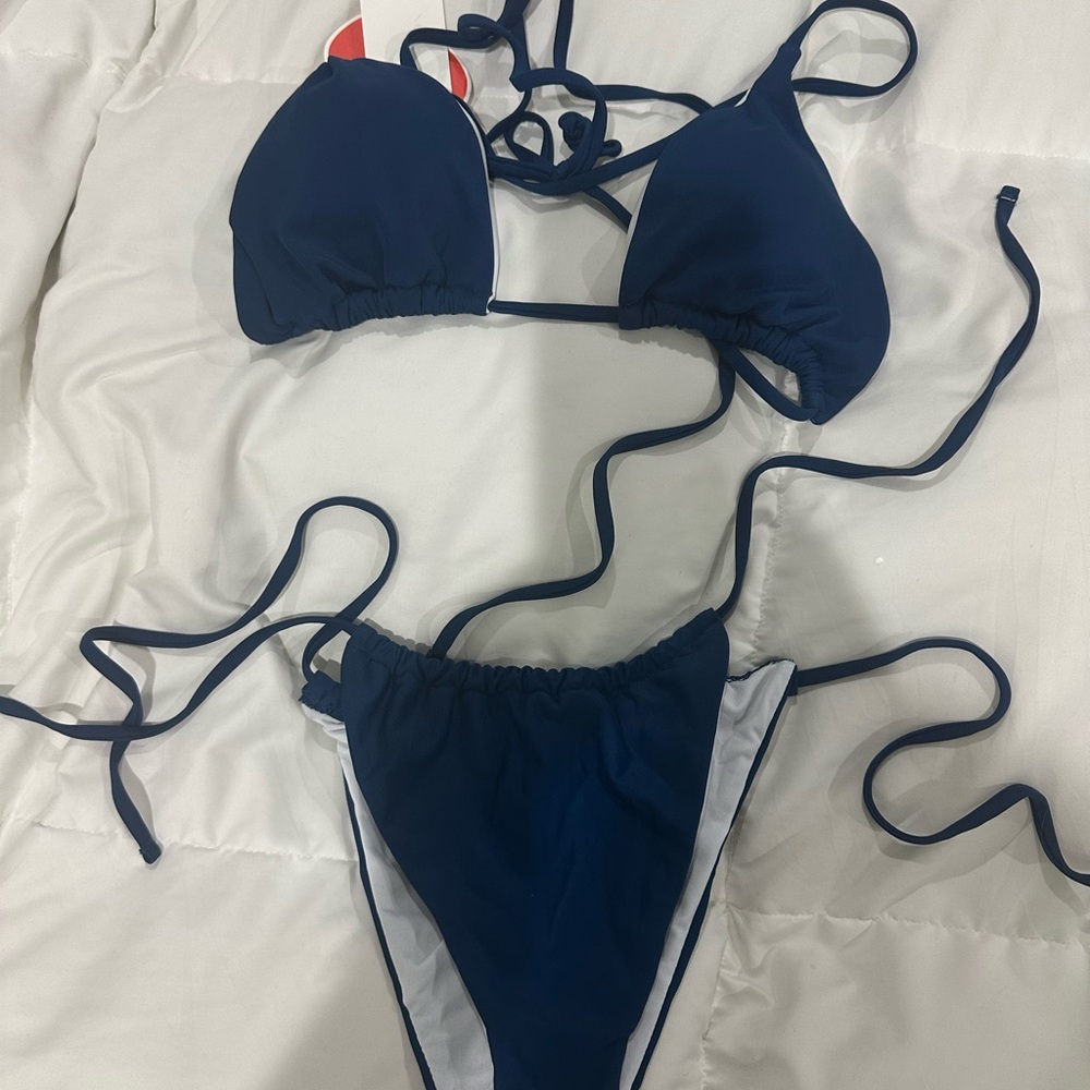 Blue Women's Bikini Set